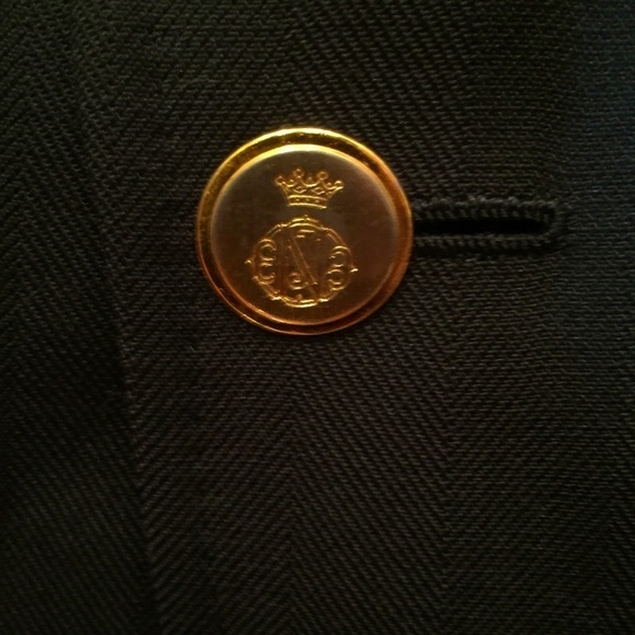 Hart Schaffner & Marx Sport Coat Black designed by Christian Dior - Picture 3 of 10